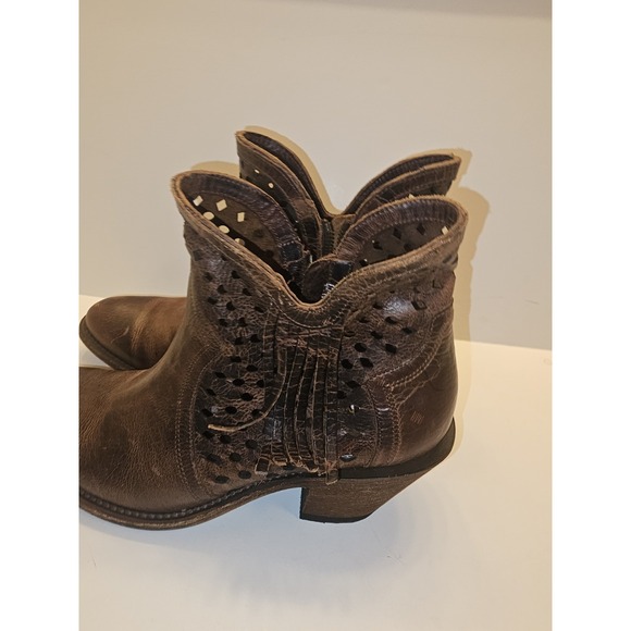 Shyanne Women's Brown Leather Western Style Boots 8.5 M - Picture 8 of 15